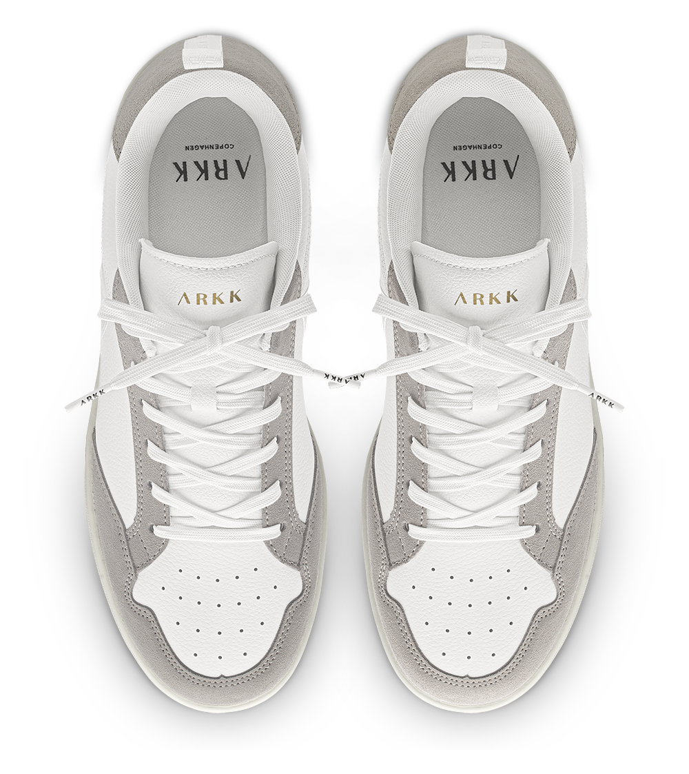 ARKK Collection Visuklass Leather Suede S-C18 | White Marshmallow | Men Visuklass